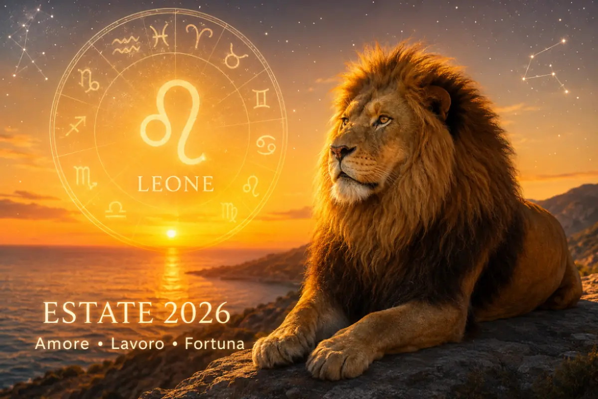 Previsioni oroscopo estate 2026 Leone amore salute lavoro