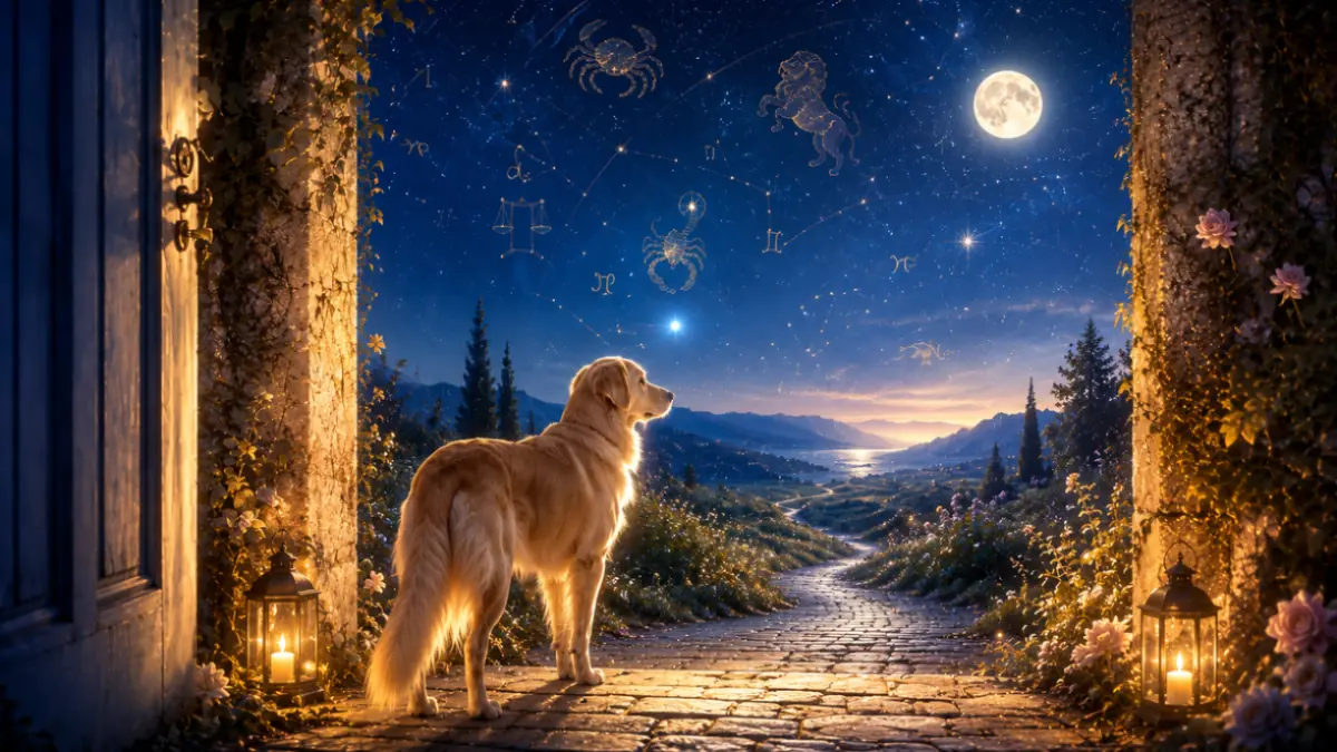 Portale verso un giardino celeste