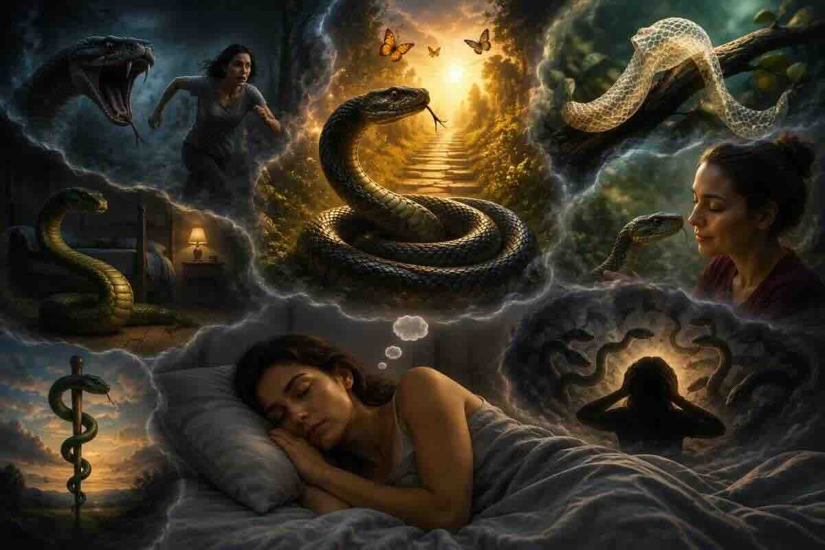 Come si può sognare un serpente 
