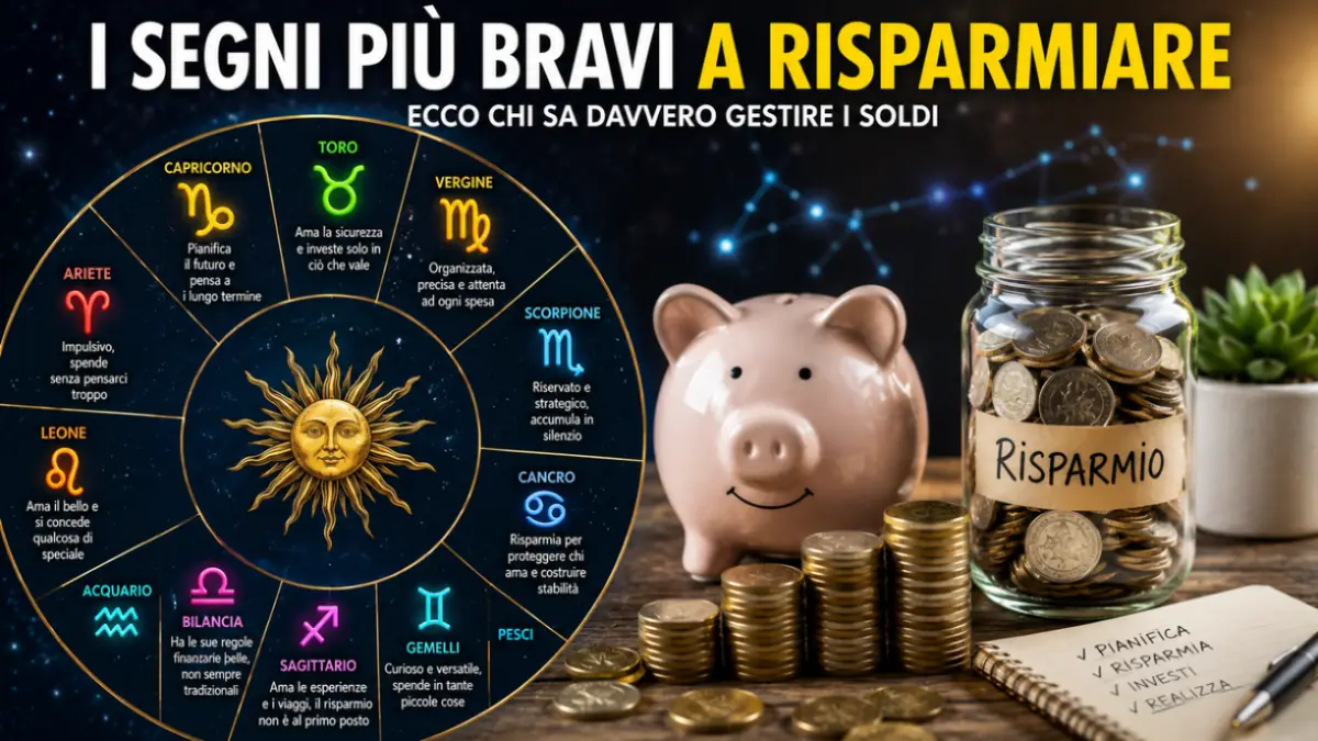 Quali sono i segni bravi a risparmiare