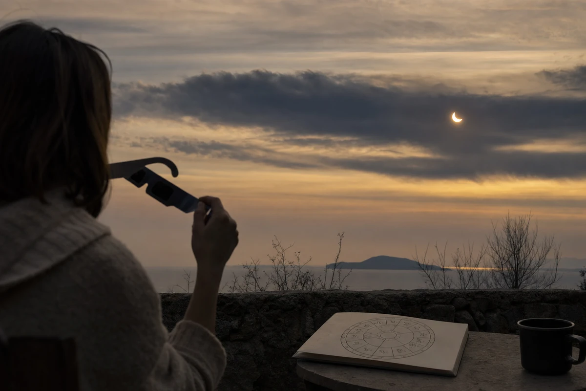 segni zodiacali più esposti cambiamento eclissi solare