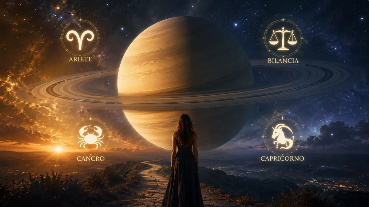 4 segni influenzati da Saturno