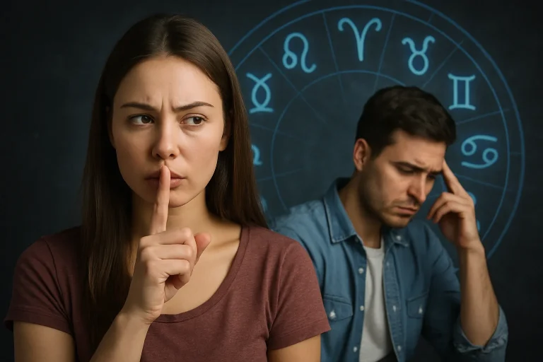 I segni zodiacali che mentono, spariscono e tengono segreti in amore