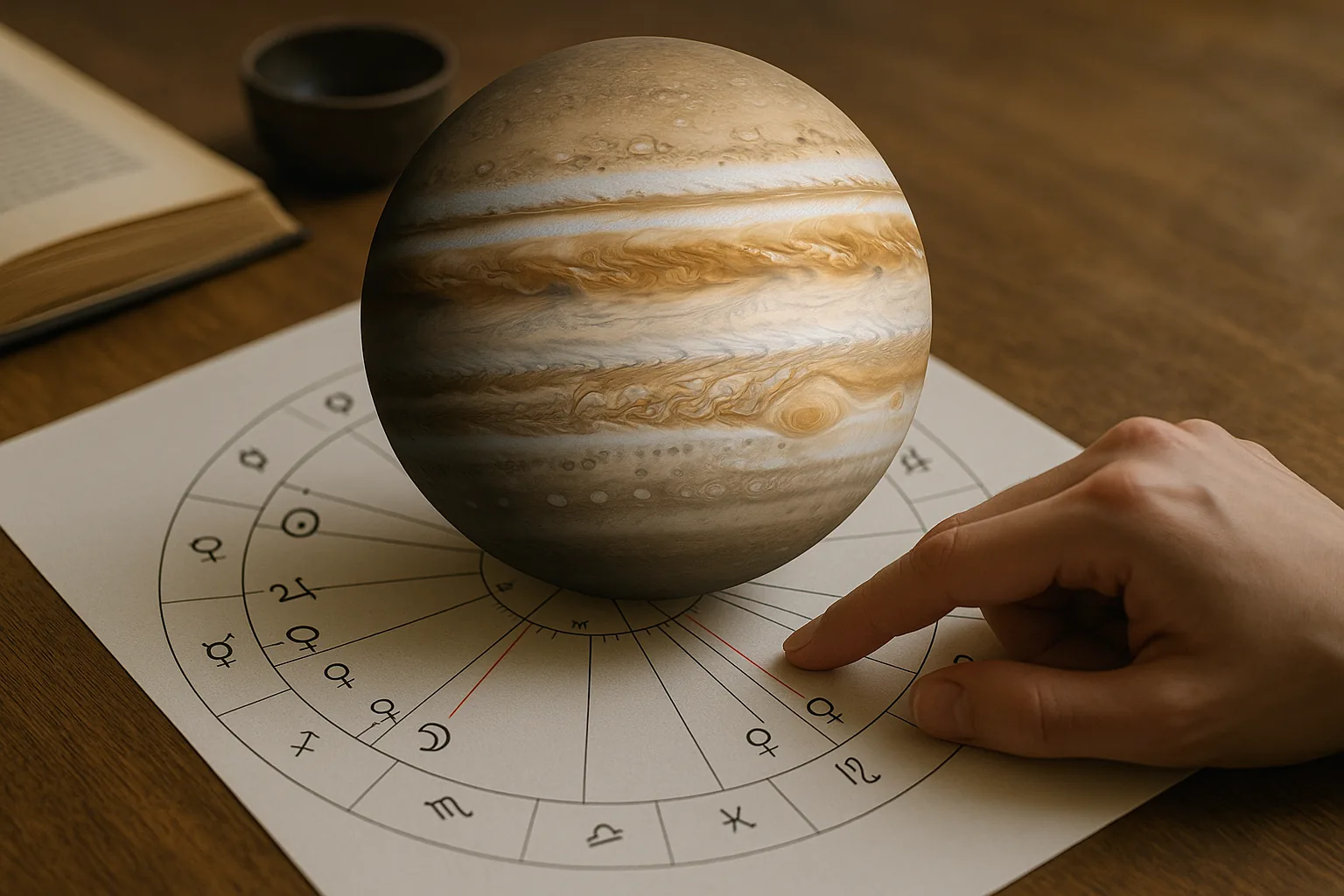 Giove nel tema natale: come leggere crescita, fortuna e i limiti dell'espansione