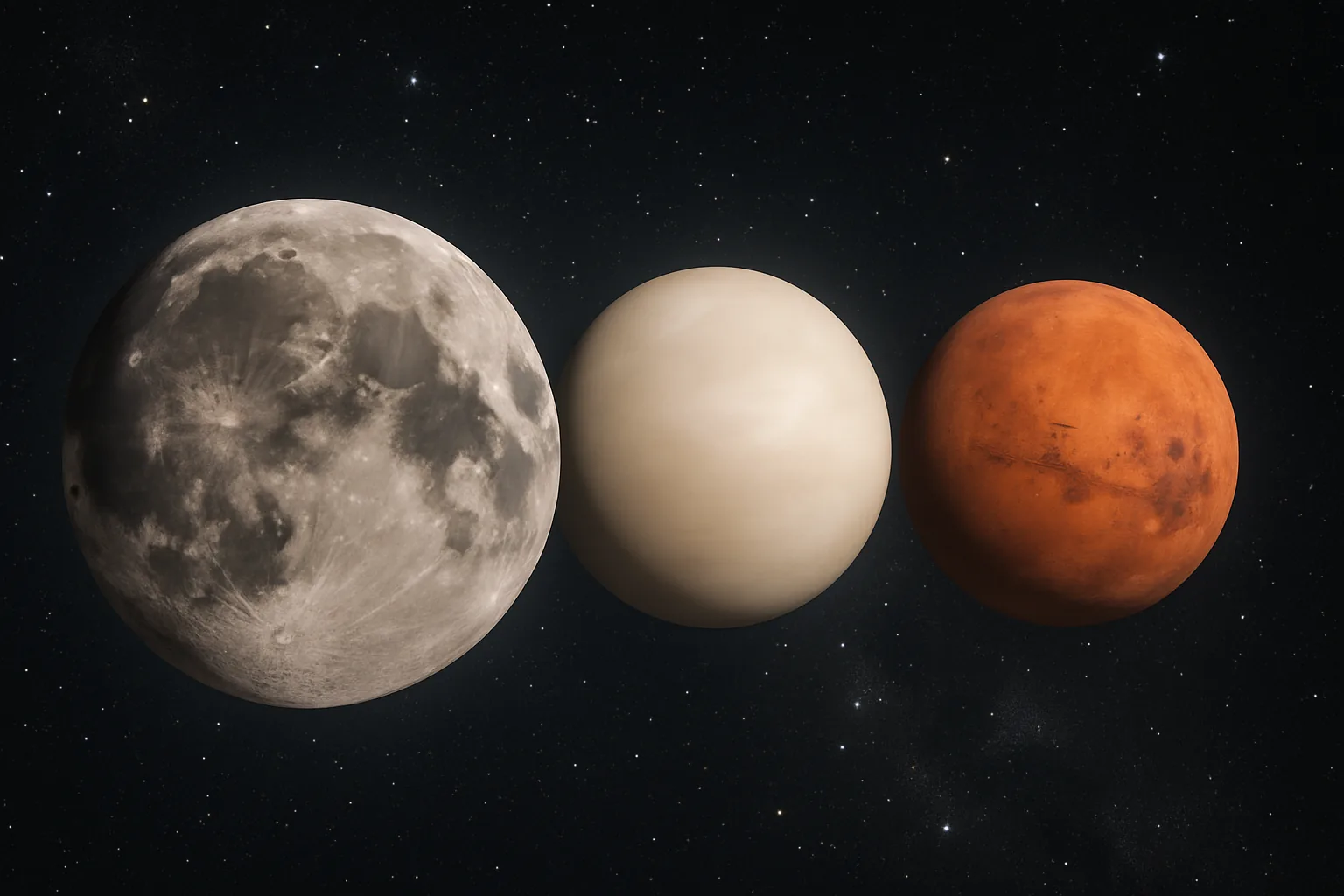 Luna, Venere e Marte: i tre pianeti che plasmano il tuo stile amoroso e le tue vulnerabilità