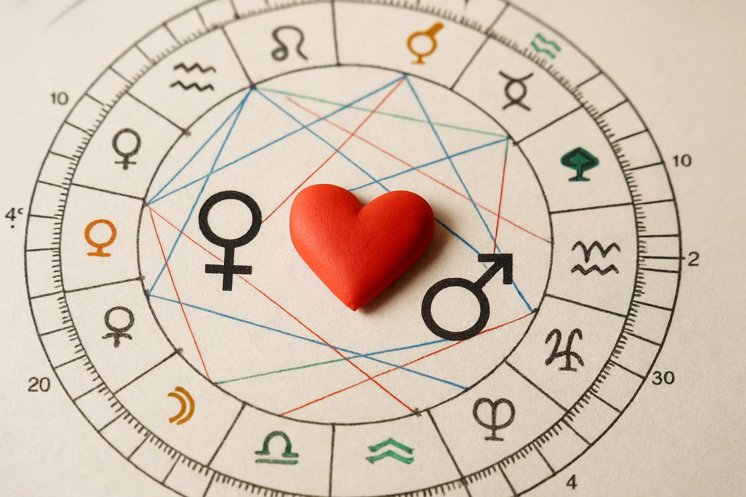 Come ti innamori secondo il tema natale: dal colpo di fulmine alla costruzione lenta
